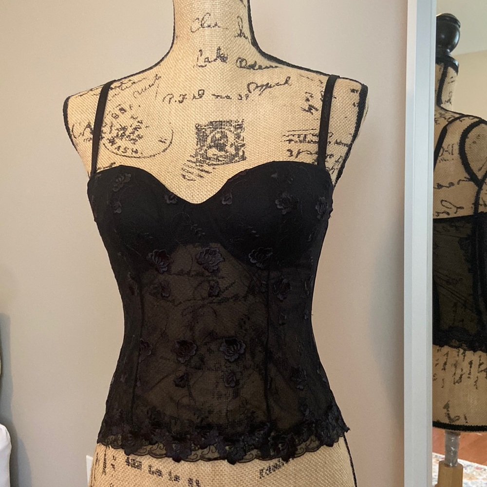 Black corset top